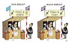 Cartoon: Finde den Unterschied (small) by JotKa tagged brexit,eu,great,britain,england,brüssel,london,einführbeschrankungen,handel,verkauf,zoll,steuern,fish,chips,zollunion,handelsabkommen,fischereiabkommen,politik,politiker