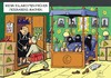 Cartoon: Früher Feierabend (small) by JotKa tagged feierabend,liebe,sex,nebenbuhler,orgien,pfarrer,pastor
