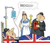 Cartoon: Hardliners letzte Worte (small) by JotKa tagged hardliner brexitiers brexit uk england eu london brüssel krankenhaus leben tod pfarrer krankenschwester
