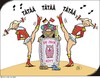 Cartoon: KÖLLE ALAAF (small) by JotKa tagged erdogan,soma,tuerkey,wahlen,besuch,wahlkampf,taksimplatz,internet,internetsperre,europa,bundesrepublik,politiker,koeln,karneval,funken,funkenmarie,bütt,büttenrede