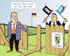 Cartoon: Lattenzaun (small) by JotKa tagged lattenzaun,politik,parteien,koalitionen,cdu,afd,sachsen,politiker