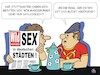 Cartoon: Neulich in Magdeburg (small) by JotKa tagged statistiken erhebungen umfragen sex erotik er sie mann frau beziehungen ehe ost west verhältnis deutschland liebe
