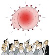 Cartoon: Ohne Worte (small) by JotKa tagged corona corvid19 seuchen viren pandemie krankheiten