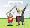 Cartoon: TRUMPKEVIN (small) by JotKa tagged trump kevin kühnert spd populismus sozialismus enteignung verstaatlichung kommunismus