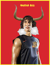 Cartoon: Raging Bull (small) by azamponi tagged puyol caricature world cup 2010