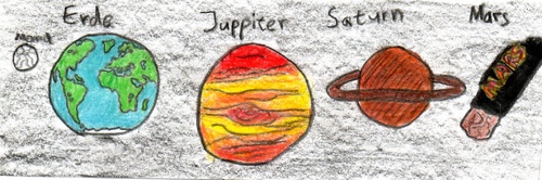 Cartoon: Mars (medium) by Salatdressing tagged planeten,erde,mars,essen,werbung,nahrung,juppiter,weltall,all,sterne
