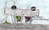 Cartoon: Bananenschale (small) by Salatdressing tagged bananenschale,salatdressing,auto,gesundheit,schmerzen,ernst,ausrutschen,fahren,streit,dummheit,komisch,strasse,alltag