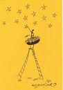Cartoon: Stars (small) by CIGDEM DEMIR tagged star,egg,ladder