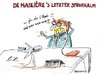 Cartoon: De Maizieres letzter Strohhalm (small) by Eggs Gildo tagged drohne,boot,de,maiziere,verteidigungsminister