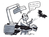 Cartoon: Dentales Desaster (small) by bertgronewold tagged zahnarzt