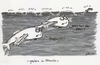 Cartoon: Unnatürlich (small) by bertgronewold tagged fisch,flug,meer,flugangst,fliegende,fische