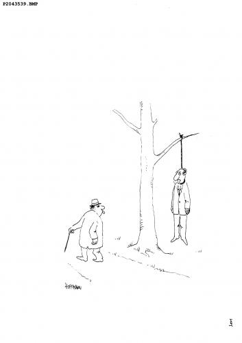 Cartoon: The same to you (medium) by Frank Hoffmann tagged hoffmann,