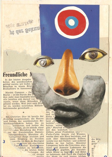 Cartoon: Collage (medium) by Babak Mo tagged babakmo,dada,art,kunst,1950,1970,1960,2015,old,paper,magazine,collage,dadaism