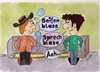 Cartoon: Blasengespräche (small) by Marcello tagged blase,seifenblase,sprechblase,toilettengespräch