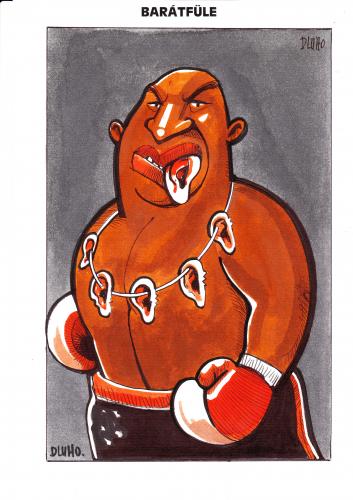 Cartoon: Tyson (medium) by Dluho tagged box