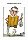 Cartoon: Attila Kulcsar (small) by Dluho tagged broker