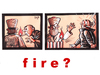 Cartoon: FIRE (small) by Dluho tagged fire