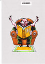 Cartoon: Sex libris (small) by Dluho tagged ex,libris