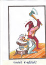 Cartoon: spring execution (small) by Dluho tagged death