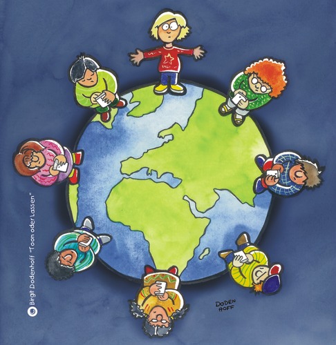 Cartoon: children of the world (medium) by Dodenhoff Cartoons tagged children,humanity