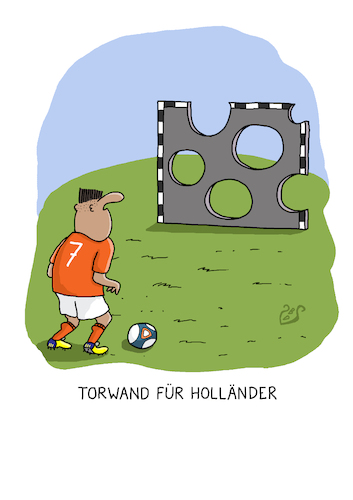 Cartoon: Torwand Holland (medium) by Dodenhoff Cartoons tagged fußball,niederlande,nationalelf,torwandschießen,männerfußball,oranje,holland,spieltechnik,fußball,niederlande,nationalelf,torwandschießen,männerfußball,oranje,holland,spieltechnik