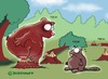 Cartoon: Fuck! (small) by Dodenhoff Cartoons tagged poor,bear