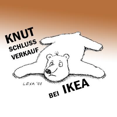 Cartoon: KNUT Schlussverkauf (medium) by lexatoons tagged knut,schlussverkauf,eisbär