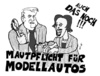 Cartoon: Modellmaut (small) by Jos F tagged csu,haderthauer,seehofer,maut,mautpflicht,modellautos