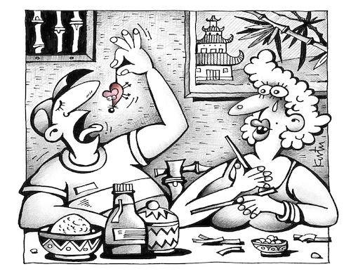 Cartoon: Guten Appetit! (medium) by kurtu tagged appetit,appetit