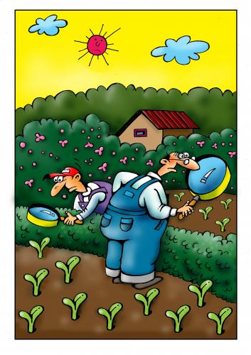 Cartoon: nachbarn (medium) by kurtu tagged nachbarn,nachbarschaft,garten,gärtner,gartenzaun,territorium,neid,neider,eifersucht,vergleich,konkurrenz,freizeit