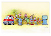 Cartoon: Tankstelle (small) by kurtu tagged tankstelle