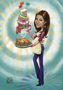 Cartoon: chef ghada (small) by Amal Samir tagged chef,cook,cartoon,woman,lady