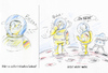 Cartoon: Gibt es außerirdisches Leben? (small) by kugel2020 tagged mars,weltraum,astronaut,landung,ausserirdische,leben,universum