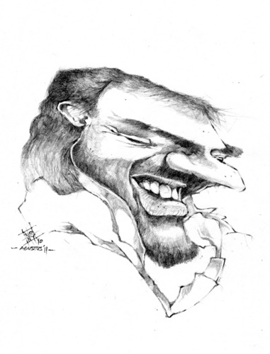 Cartoon: andrea bocelli (medium) by cakBOY tagged singer,caricature,bocelli,andrea