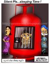 Cartoon: Gas cylinder prize hiked ! (small) by asrus tagged indian,cartoon
