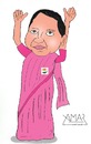 Cartoon: Renu Jogi (small) by Amar cartoonist tagged caricatures