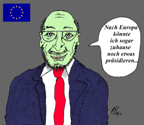 Cartoon: Bundespräsident in spe (medium) by Marbez tagged bundespräsident,vorschlag,kandidaten
