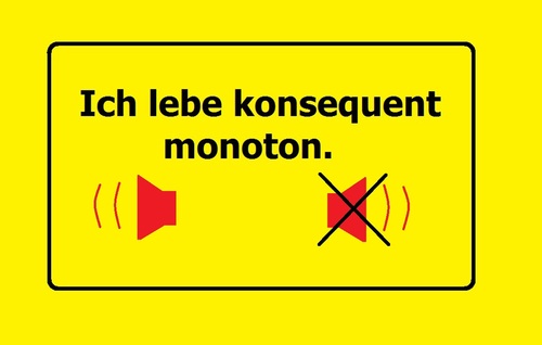 Cartoon: Konsequent monoton (medium) by Marbez tagged konsequent,monoton,leben