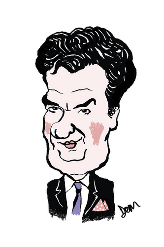 Cartoon: George Osborne (medium) by Dom Richards tagged osborne,caricature,chancellor,austerity,conservative
