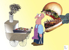Cartoon: Burger (small) by ataysozer tagged hamburger