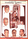 Cartoon: 1953- JCU Graduating Gridders (small) by ray-tapajna tagged john,carroll,university,football,graduates,1953,scripps,howard,award,college,newspaper,art