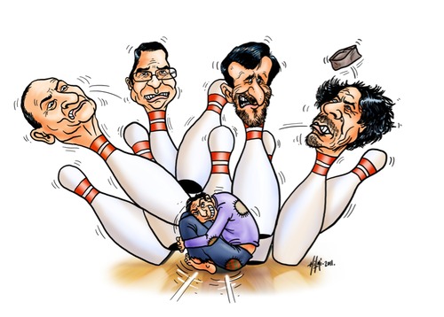 Cartoon: civilian coup (medium) by Hilmi Simsek tagged hilmi,iran,algeria,morocco,libya,tunis,mubarak,husnu,abidin,zeynel,ahmedinejad,gaddafi,kaddafi,coup,civilian,simsek