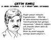 Cartoon: journalist Cetin Emec (small) by Hilmi Simsek tagged murdered,journalist,cetin,emec,gazete,news,hilmi,simsek
