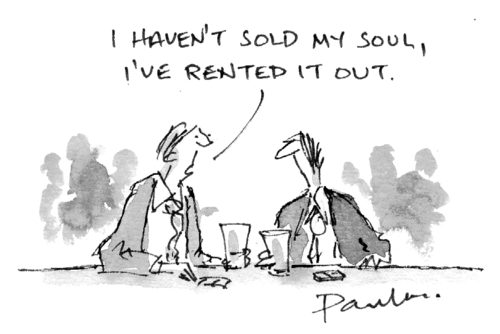 Cartoon: Soul for sale (medium) by Paulus tagged bar