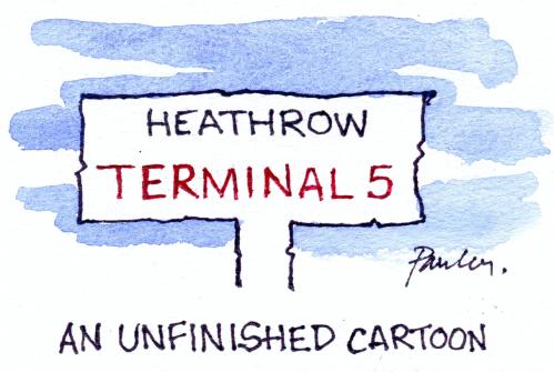Cartoon: Unfinished (medium) by Paulus tagged airport,