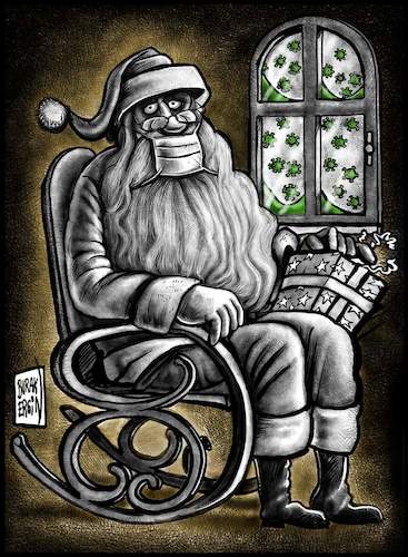 Cartoon: Noel (medium) by Burak Ergin tagged noel,santa