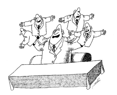 Cartoon: marionettes (medium) by Medi Belortaja tagged marionettes,politicians,toys,servants,democracy,parties,humor