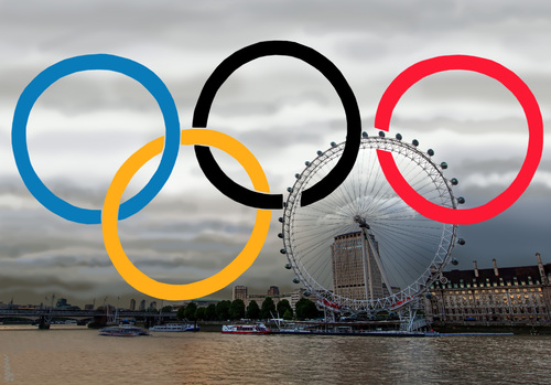 Cartoon: Olympic 2012 (medium) by Medi Belortaja tagged olympic,2012,london,united,kingdom,games