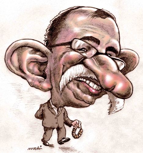 Cartoon: Samir Almarahi (medium) by Medi Belortaja tagged almarahi,samir