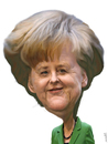 Cartoon: Angela Merkel (small) by Medi Belortaja tagged angela,merkel
